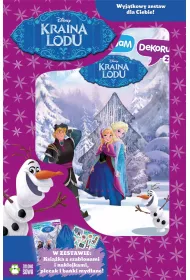 Kraina Lodu. Zestaw: ksi��ka Dekoruj� + ba�ki + torba Disney