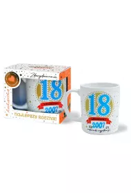 Kukartka Kubek Premium Urodziny 18