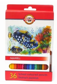 Koh-I-Noor Kredki akwarelowe 36 szt.