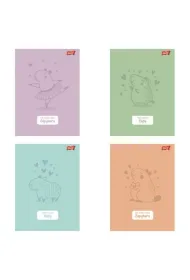 St. Majewski Zeszyt A5 Capybara Pastel kratka 32 kartki 15 szt.