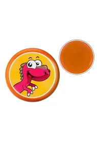 Frisbee z Dinozaurem pomara�czowy 20cm LeanToys