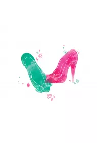 Clear Creations Karnet Swarovski kwadrat CL2609 Buty