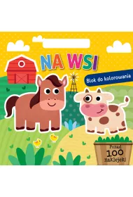 Na wsi. Blok do kolorowania