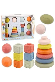 Zestaw pi�eczek sensorycznych 18el. LeanToys