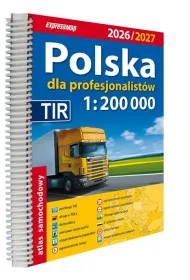 Polska Atlas Samochodowy dla Profesjonalist�w 1:200 000 wydanie 2026/2027