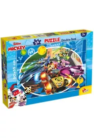 Puzzle dwustronne 24 el. Myszka Miki Lisciani