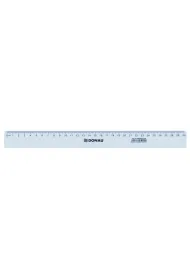 Linijka plastikowa 30cm DONAU trasnsparentna