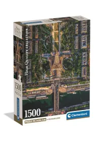 Puzzle 1500 el. Flying Over Paris Clementoni