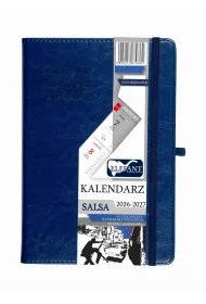 Kalendarz pedagoga 2026/2027 Salsa A5 tygodniowy granatowy