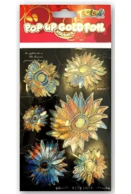 Naklejki foliowe Gold Sunflowers PENMATE