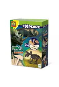 Skamielina dinozaura 2w1 Triceratops Ses Creative