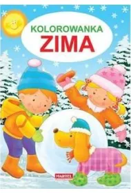 Zima kolorowanka