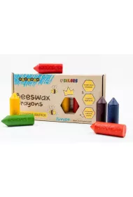 Medenka Kredki z wosku pszczelego Junior 6 kolorw