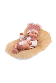 Lalka winylowa bobas Nica z poduszk 40cm Llorens