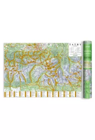 Mapa zdrapka Tatry 1:50 000