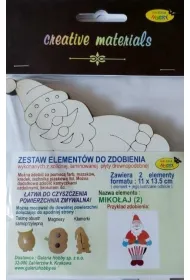 Zestaw do zdobienia ze sklejki Miko�aj Galeria Hobby