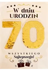 Armin Style KARNET URODZINY 70 B6 Z KOP AS CE-06 FOL