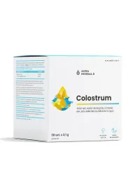 Aura Herbals Colostrum 1000 mg, bananowe suplement diety 30 szt.