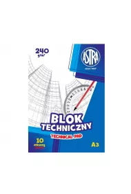 Astra Blok techniczny A3 240 g 10 kartek 10 szt.