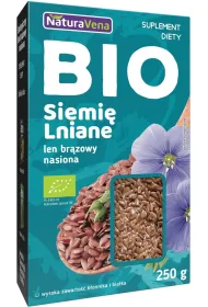 NaturaVena Len br�zowy-siemi� lniane 250 g Bio