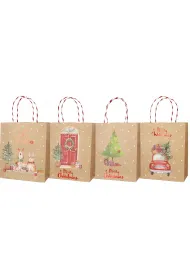 incood. Torba prezentowa 32x42 cm Kraft Auto, choinka