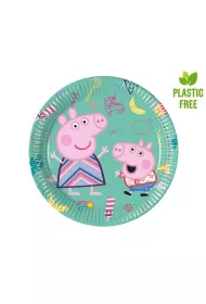 Talerzyki papierowe �winka Peppa 20cm 8 szt.