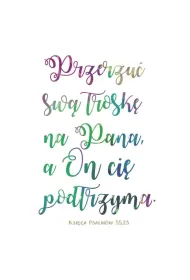 Kartka sk�adana Przerzu� sw� trosk�