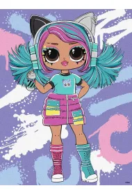 Malowanie po numerach -Tweens LOL Skate Dance Emma Ideyka