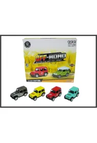 Auto terenowe z nap�dem 3 kolory 9cm Hipo