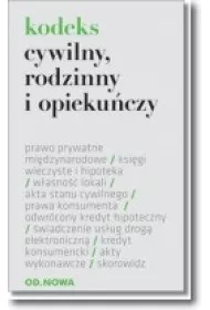 Kodeks cywilny rodzinny i opiekuczy 01. 09. 2015 folia