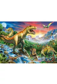 Puzzle 100 el. Epoka Dinozaurw Ravensburger