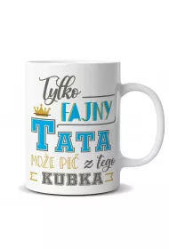 Kukartka Kubek premium Fajny Tata Q-888
