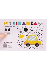Zeszyt papier�w kolorowych wycinanka A4 8k WEKTOR