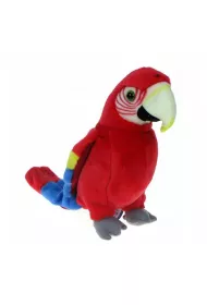 Papuga czerwona 25cm Dubi