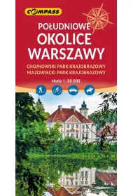 Po�udniowe okolice Warszawy mapa skala 1 : 50 000