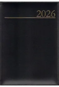 Kalendarz 2026 A5 dzienny Madrid czarny