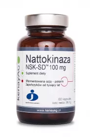 Kenay Nattokinaza Nsk-Sd 100 mg - suplement diety 60 kaps.