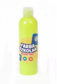 Astra Farba szkolna naturalna tempera fluorescencyjna cytrynowa 250 ml