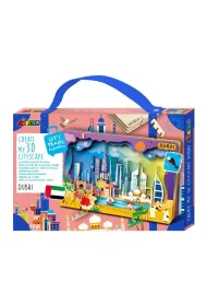 Puzzle drewniane 3D - Stw�rz pejza� miejski Dubaj Avenir