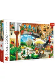 Puzzle 2000 el. Widok na Barcelon� Trefl