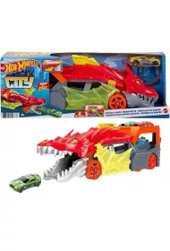 Hit Wheels City Transporter Dragon Mattel