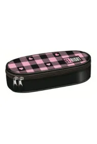St. Majewski Pi�rnik saszetka z wewn�trzn� klapk� Pink Checker