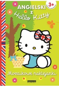 Mozaikowe naklejanki. Zielone. Hello Kitty.