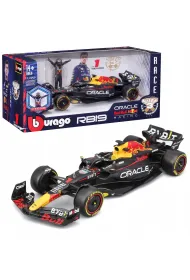 Bburago Model 1:24 Bolid F1 Red Bull RB 19 figurka Max Verstappen 18-28036_1