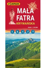 Ma�a Fatra Krywa�ska. Mapa turystyczna w skali 1: 30 000