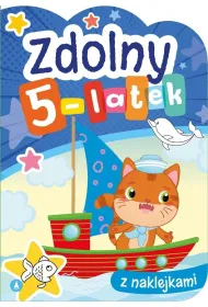 Ksi��ka edu. A4 Zdolny 5-latek  Naklejki SKRZAT 072334 SK