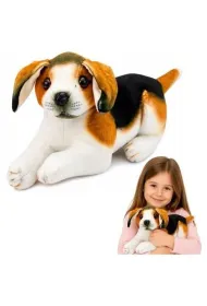 Beagle pluszowy 25cm LeanToys