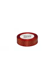 Wst��ka satynowa w kropki 25mm x 22m