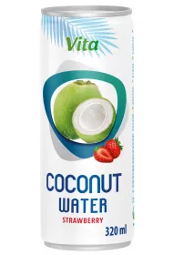 Vita Woda kokosowa Truskawka 320 ml