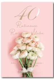 Kartka okolicznociowa Rocznica lubu 40